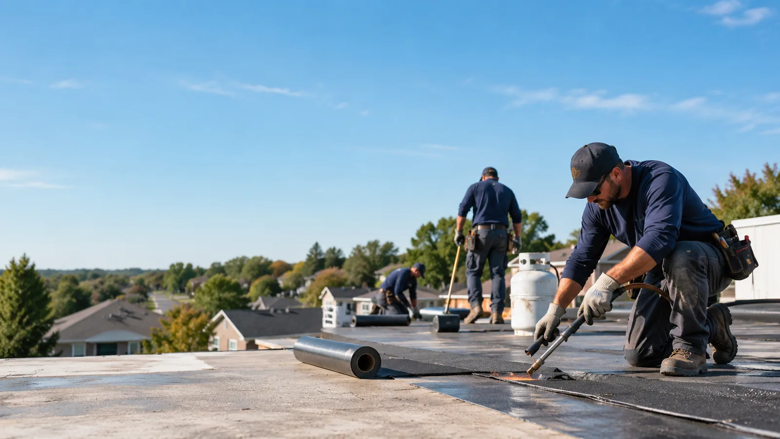 Flat Roof Leak Repair providers in Elsmore, KS